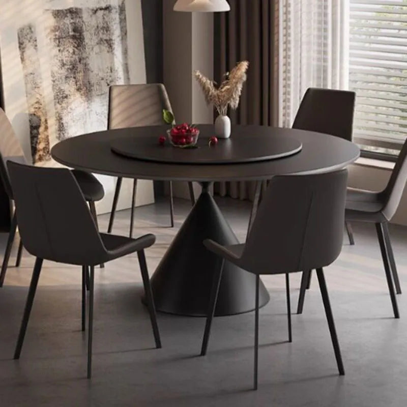Round Restaurant Dining Table Modern Decoration Fashion Interior Dining Table Minimalist Mesas De Jantar Lounge Suite Furniture