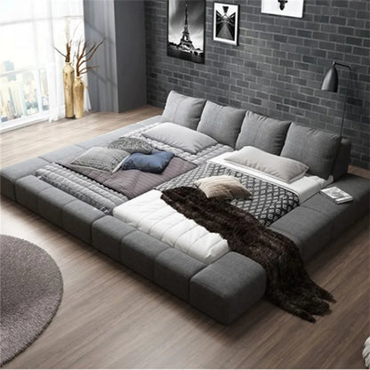 Bedroom Unique Bed Aesthetic Modern Headboard Double Children Bed Sleeping 180x200 Muebles Para Dormitorio Home Accessories