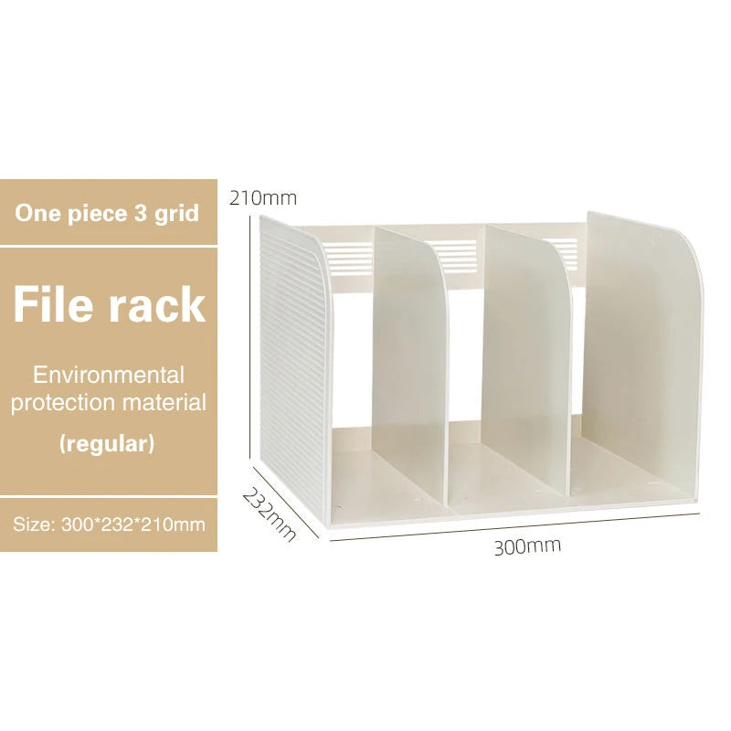 Office Desktop File Storage Rack Home Bedroom Study Books Magazines Newspapers Graffiti Picture Book Storage Organizer