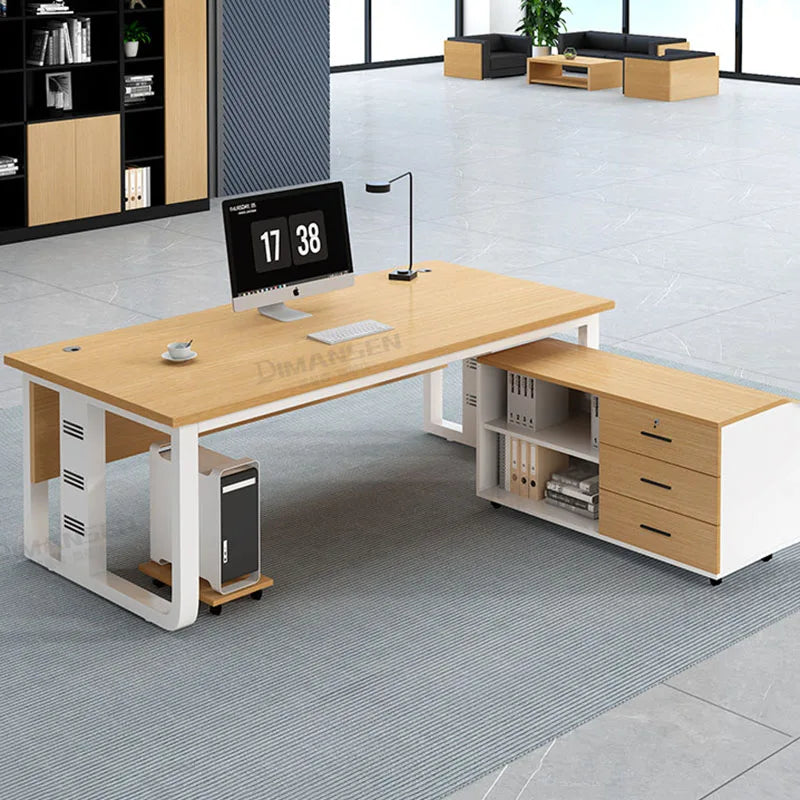 Interior Fashion Office Desk Luxury Designer Aesthetic Office Desk Universal Safe Mesa Ordenador Ornaments Home Furniture