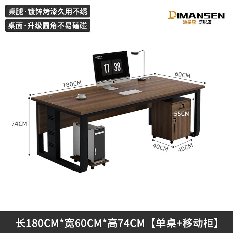 Interior Fashion Office Desk Luxury Designer Aesthetic Office Desk Universal Safe Mesa Ordenador Ornaments Home Furniture