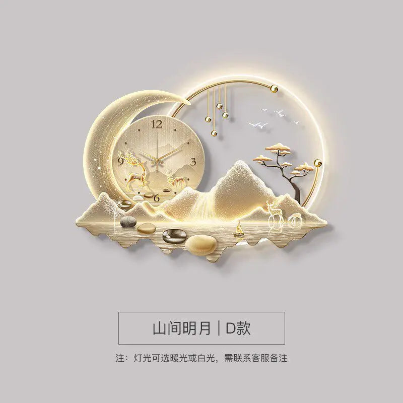 Home Living Room Wall Clock Decorations Office Silent Movement Wall Clock Modern Decor Mecanismo Reloj Pared Bedroom Stuff