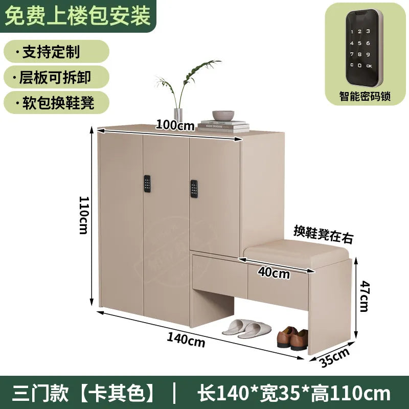 Storage Living Room Shoe Rack Hotel Bench Balcony Hallway Shoe Cabinet Display Entrance Schuhschrank Space Saving Furniture