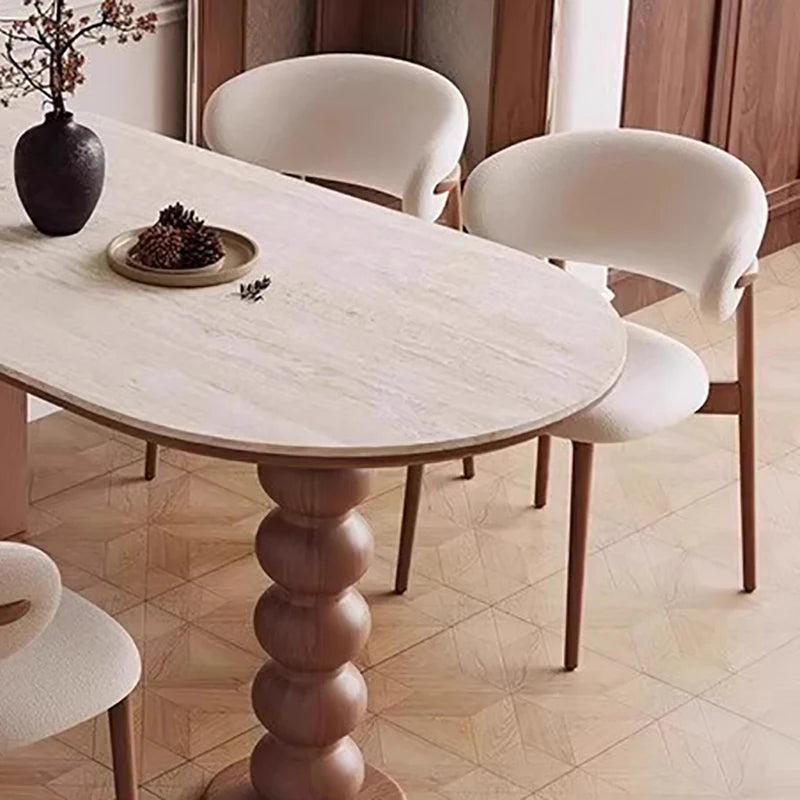 Mid Century Elegant Dining Tables With Cabinets Vintage Oval Tall Legs Dining Tables Rustic Foldable Столы Обеденные Furniture