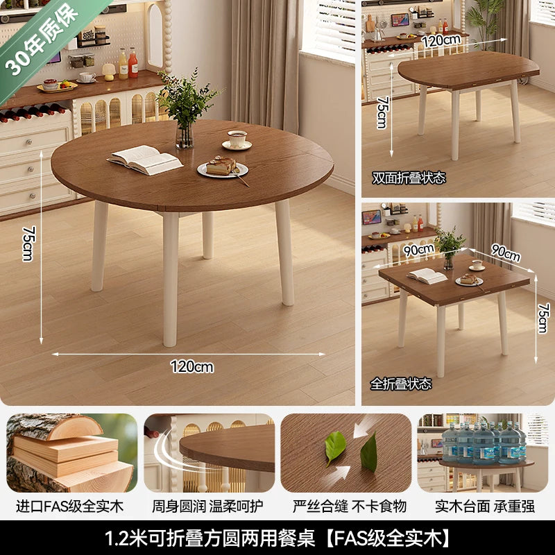 Storage Modern Dining Table Italian Minimalist Space Saving Vintage Dining Tables Elegant Luxury Comedor Living Room Furniture