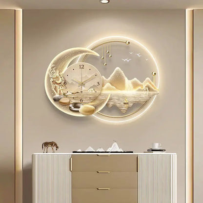 Home Living Room Wall Clock Decorations Office Silent Movement Wall Clock Modern Decor Mecanismo Reloj Pared Bedroom Stuff