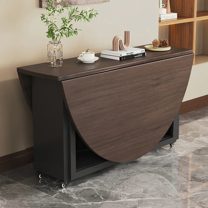 Round Simple Desk Classic European Elegant Cozy Dining Table Italian Design Tavolo Di Pranzo Allungabile Dining Room Furniture