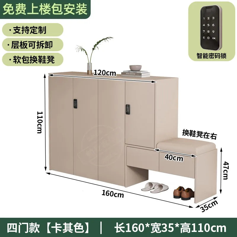 Storage Living Room Shoe Rack Hotel Bench Balcony Hallway Shoe Cabinet Display Entrance Schuhschrank Space Saving Furniture