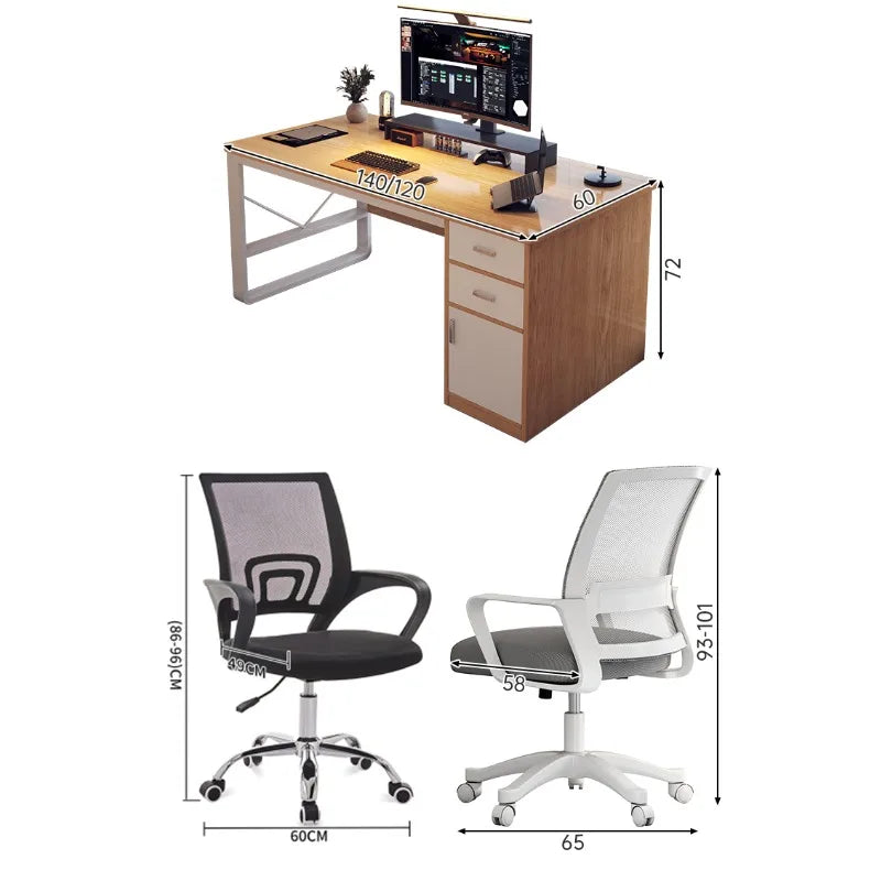 Modern Working Office Desk Wooden Living Room Designer Writing Office Desk Gaming Unique Scrivania Da Ufficio Furnitures