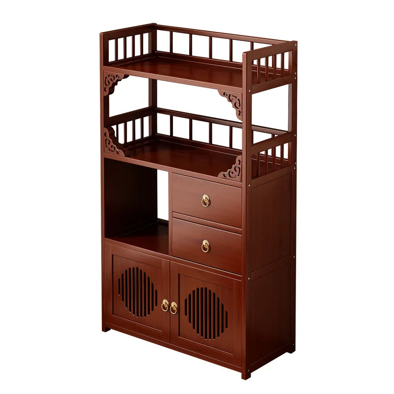 Multifunctional Furniture with Drawers & Shelves, Kitchen Cupboard, Living Room Storage Organizer, Tea Table Cabinet