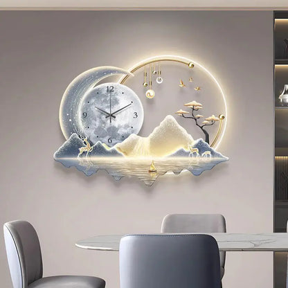 Home Living Room Wall Clock Decorations Office Silent Movement Wall Clock Modern Decor Mecanismo Reloj Pared Bedroom Stuff